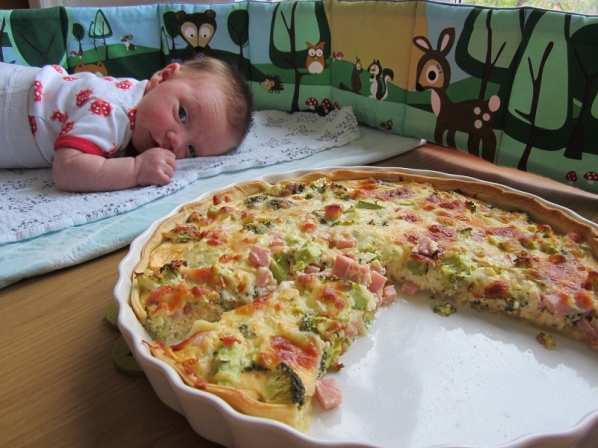 broccolitærte med skinke broccolitærte med skinke
